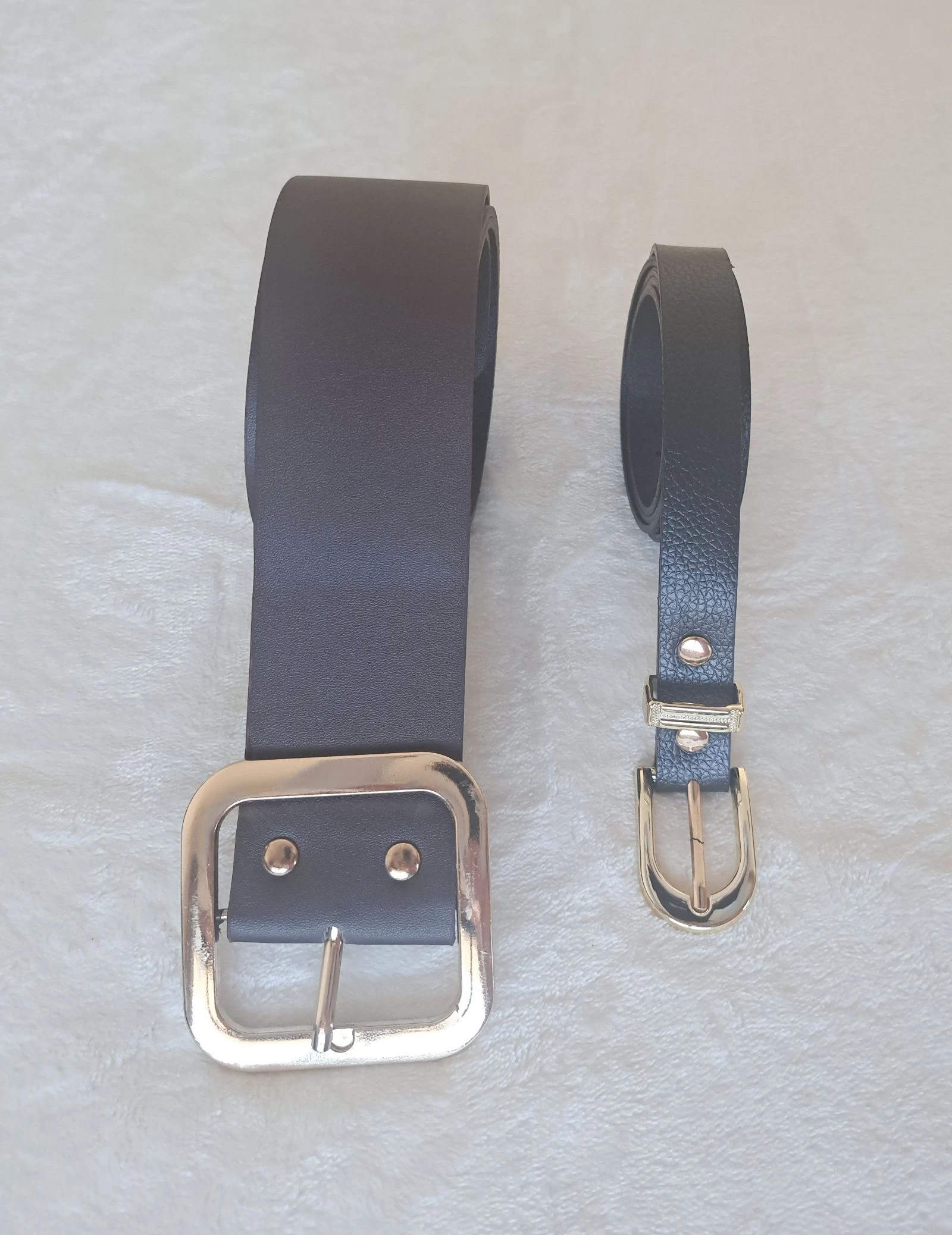 Essential Belt Pack • Black + Dark Brown • Faux Leather • Timeless Style